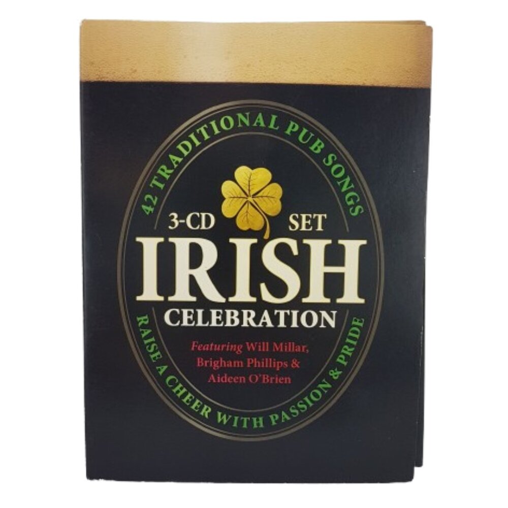 Vintage 2010 CD Box Set Irish Celebrations 42 Traditional Pub Songs on 3 CDs